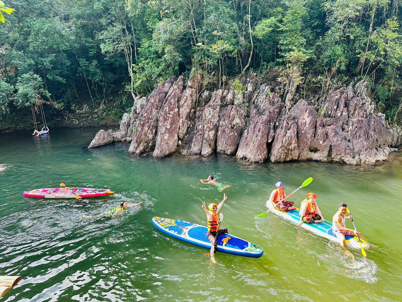 Suối mát, SUP & bè tre — 10